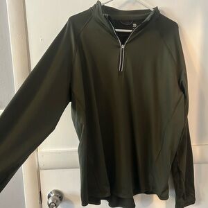 all in motion Olive Green Half-Zip Performance Pullover men’s